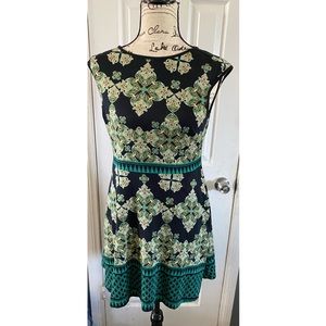 gently used beautiful green and blue dress
